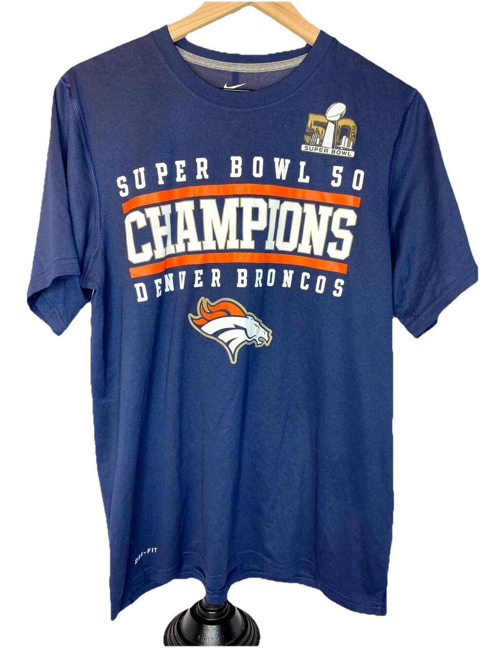 Denver Broncos Nike Dri Fit Men’s Size Medium Super Bowl 50